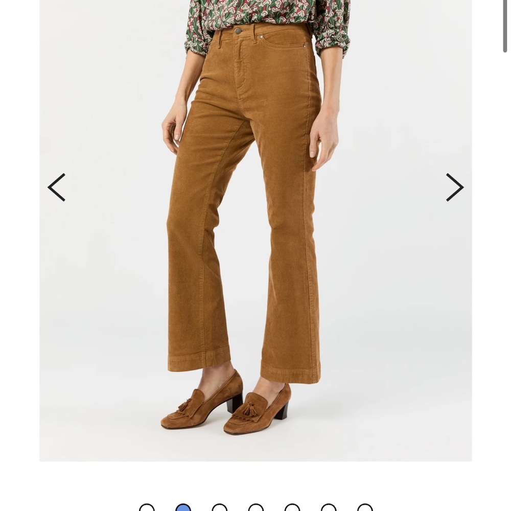 ANN MASHBURN Brown Corduroy Pants